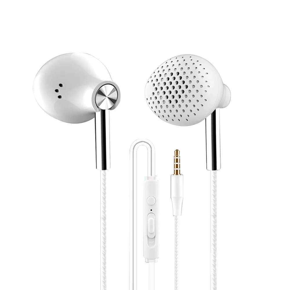 

Ollivan 3.5mm Wired Straight-inserted Universal Earphone In-ear Subwoofer Headset With Microphone For Smart Phone