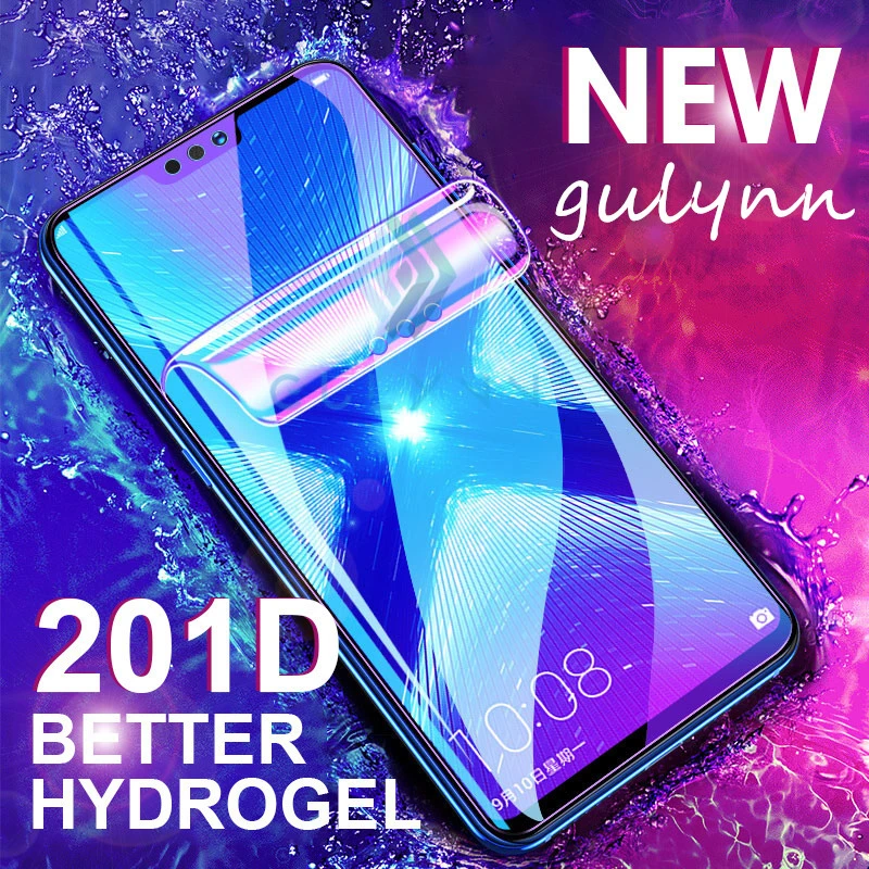 

Hydrogel 201D Curved Soft Film For Huawei Honor 8X 9X 9XPro 10 20 Lite Pro Mate 30 P30 Pro Anti Blue Light Screen Protector Film