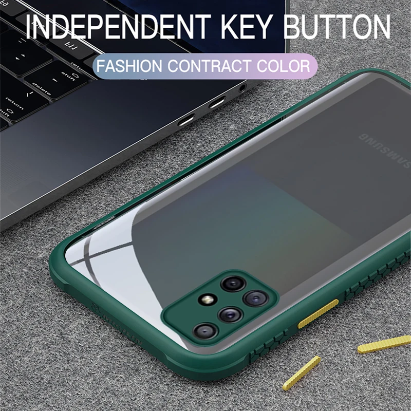 

Phone Case For Samsung Galaxy Note 20 S20 Ultra 10 S10 Plus A51 A71 A50 A70 A21S M51 Case silicone Shockproof Liquid Soft Cover