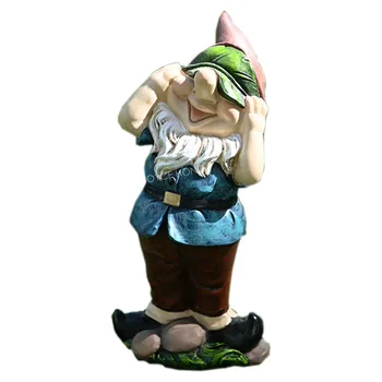

GNOME STATUE SCULPTURE ORNAMENTS DECORATIONS GNOME FIGURINE FOR GARDEN DECORATION