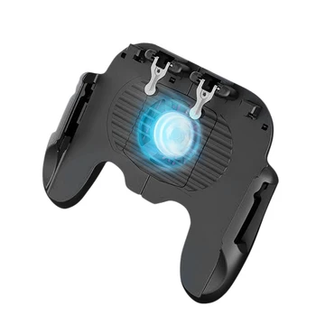 

for H6 PUBG Game Controller Gamepad Cooling Fan Metal Trigger Joystick for iPhone Android Mobile Phone