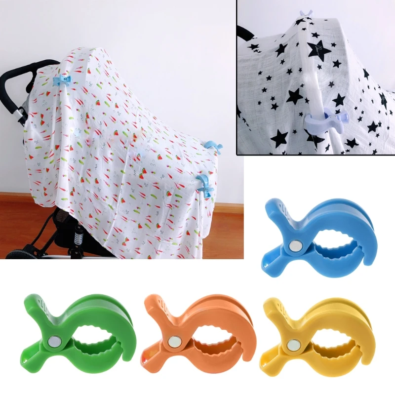 

Colorful New Baby Car Seat Accessories Toy Lamp Pram Stroller Peg To Hook Cover Portable Blanket Clips