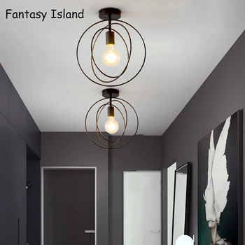 

Modern Hanging Ceiling Lamp E27 85-265v LED black golden pendant lamps Fit kitchen living room bedroom restaurant aisle balcony