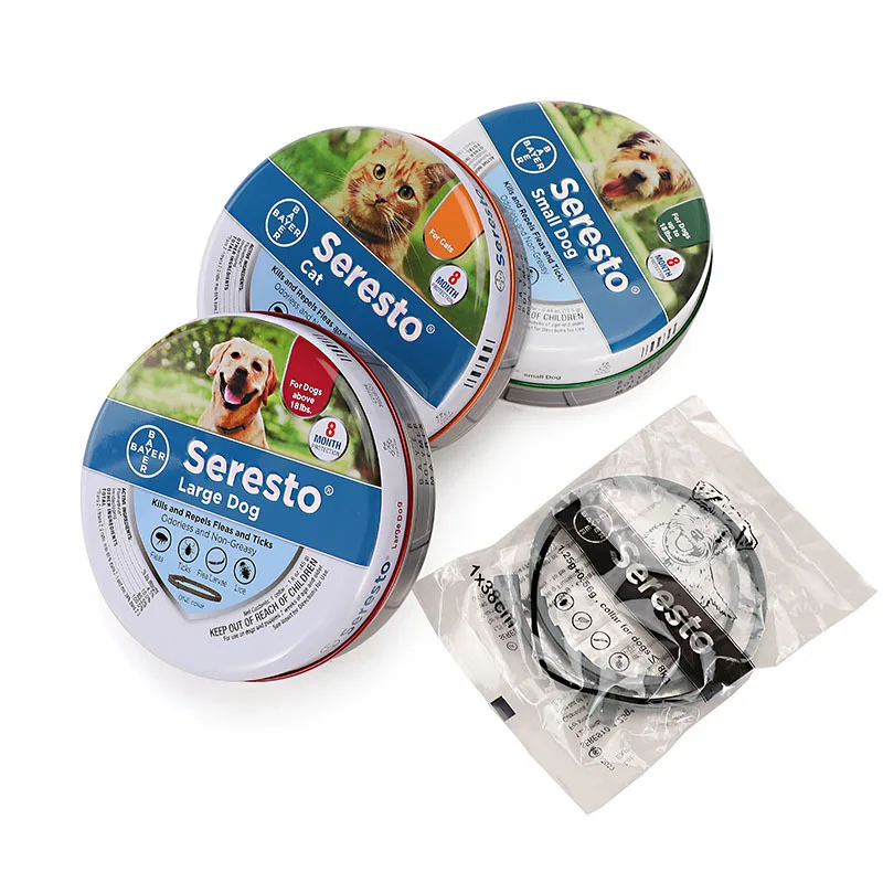 Retráctil tratamiento Collar de perro ser humano Bayer pulgas y garrapatas Collar para gatos accesorios de mascotas pequeño mediano perros