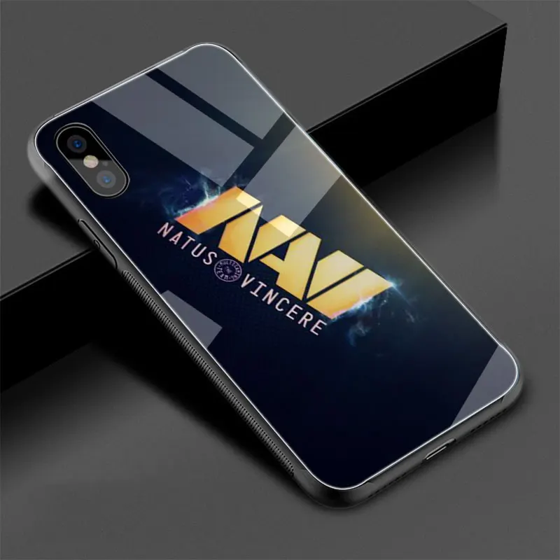 EWAU рожденные побеждать navi закаленное Стекло телефон чехол для iPhone 11 Pro 6 Plus 6S Plus 7 8 Plus X XS XR XS Max