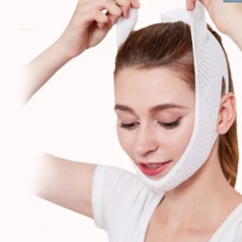 

Breathable V Face Cheek Lift Up Band Face Thin Mask Reduce Double Chin V-Line Shaping Bandage Anti Wrinkle Tension Firming Belt