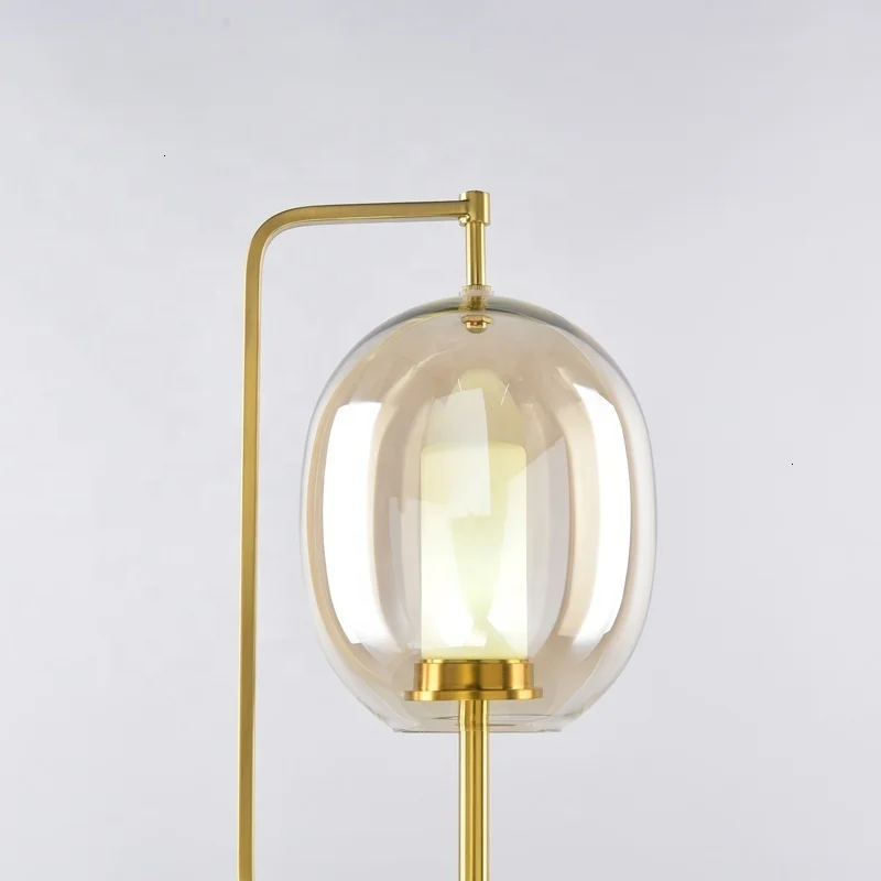American Indoor Decoration Lighting Modern Industrial Antique Glass Ball Table Lamp For Reading Room Kitchen Dining Bar