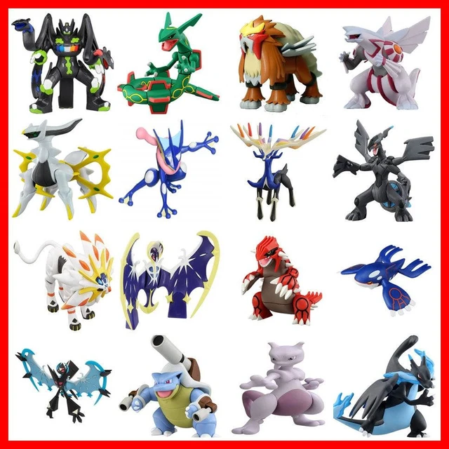 Figura de ação colecionável pokémon, dragão e fogo lendário, tipo reshiram,  articulações, montagem, brinquedo - AliExpress