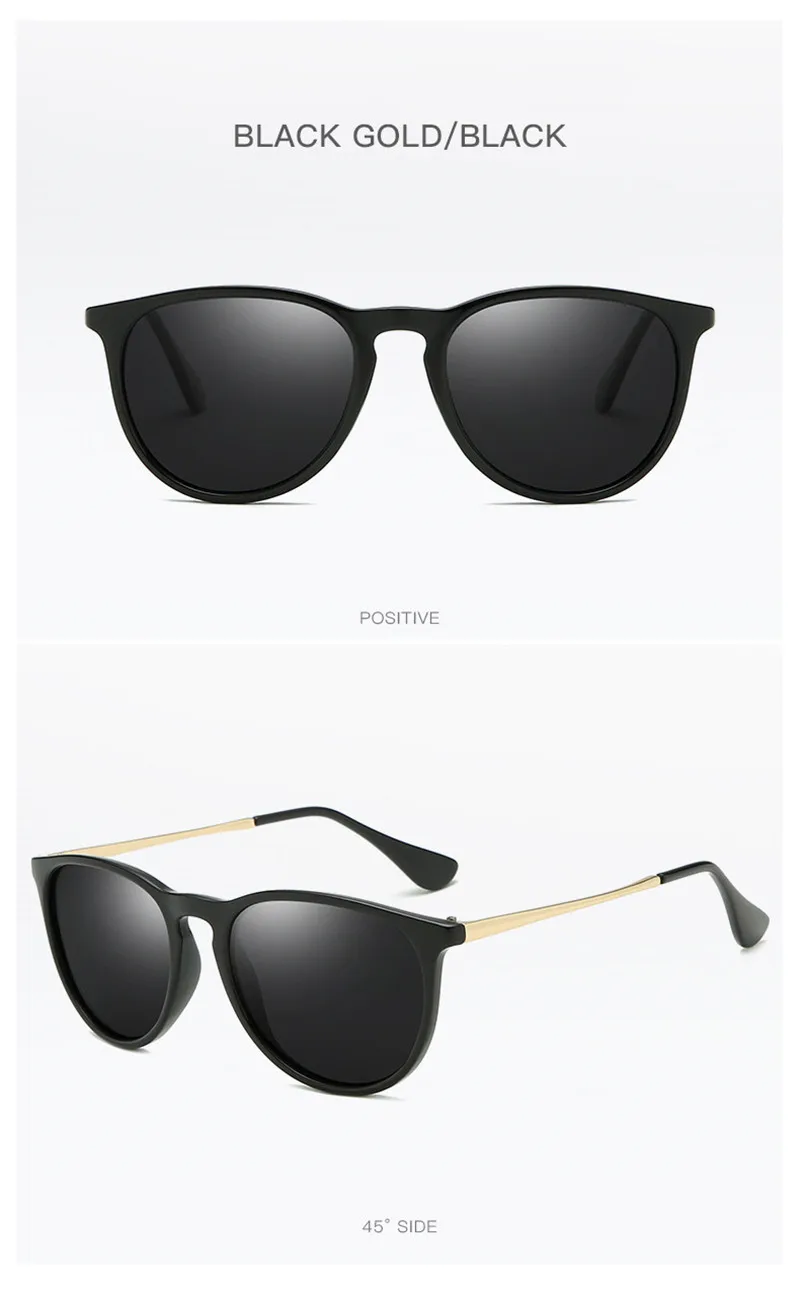 Солнцезащитные очки круглые для женщин и мужчин Ray Bann солнцезащитные очки унисекс зеркало летние UV400 классические очки легкие черепахи коричневый розовый синий