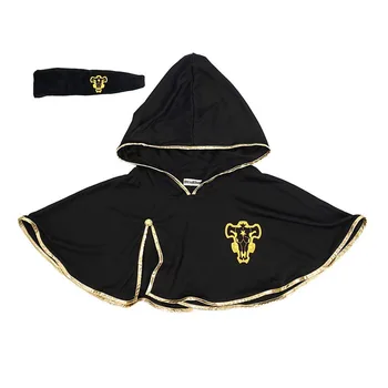 

Black Clover Anime Cosplay Costume Asta Cloak Black Bull Cloak Finral Roulacase Cosplay Costume for Halloween Party
