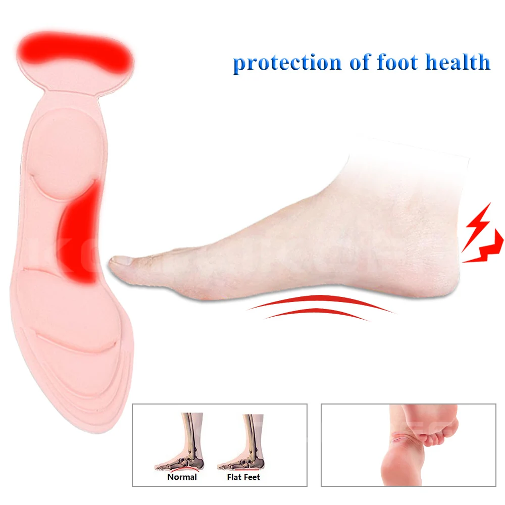 KOTLIKOFF/супер мягкие массажные губчатые стельки для женщин; обувь на высоком каблуке; самоклеящаяся вставка для ног