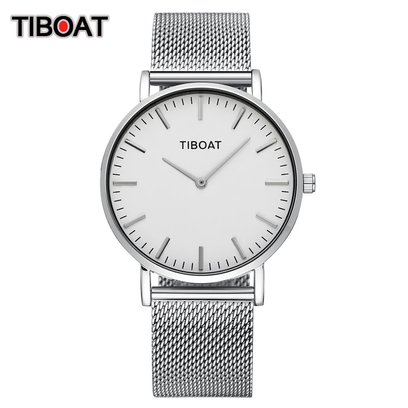 Reloj hombre 2019 TIBOAT Топ бренд Роскошные мужские часы водонепроницаемые ультра тонкие
