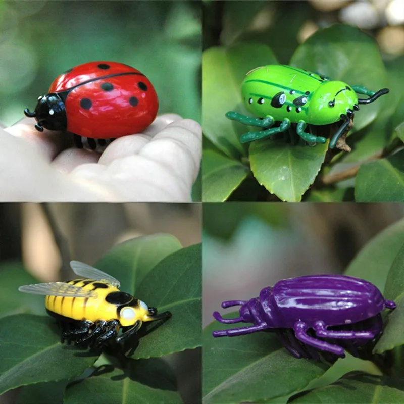 

Battle Bugs in 4 Designs, Battery Powered Mini Toys For Cats, Ladybug Ladybird, Hornet, Beetle, Cat Toys For pets 1-