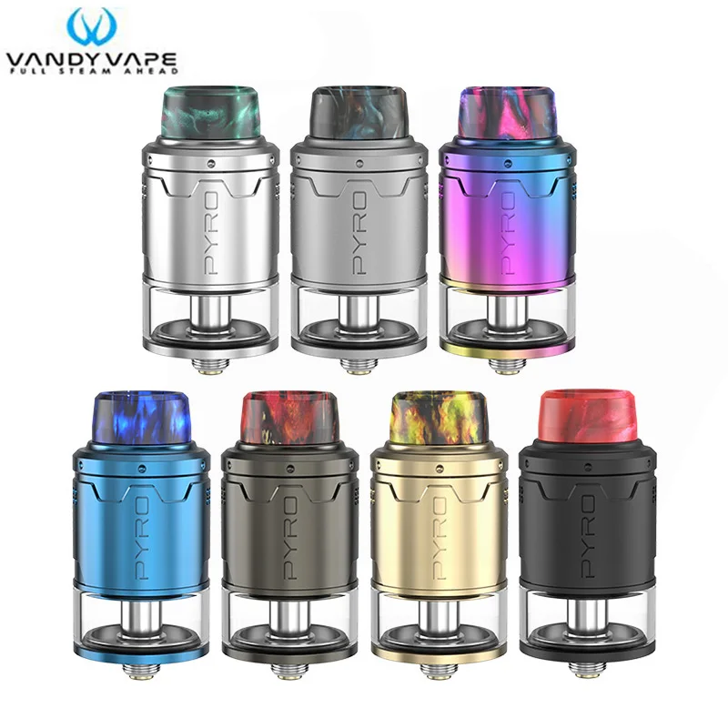 Новый оригинальный Vandy Vape Пиро V3 RDTA вейп Tank 2 МЛ дно воздуха Postless построить