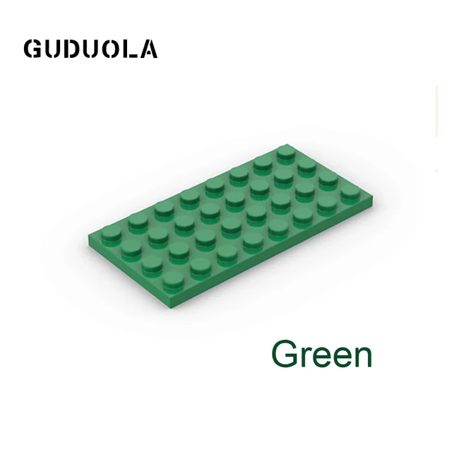 Guduola Small Particle Plate 4x8 3035 Moc Assembly Building Block Parts Foundation Plate Low Board Low Brick 10 Pcs Lot Blocks Aliexpress