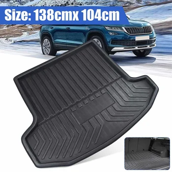 

5/7 Seater Waterproof Anti Scratch Chemical Resistant Rear Car Trunk Mat Cargo Liner For SKODA Kodiaq 2017-2019