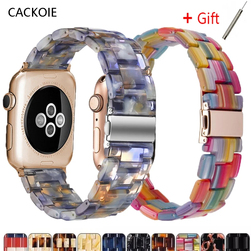 Ремешок полимерный для apple Watch 6 5 4 band 42 мм 38 прозрачный браслет iwatch series 3/2 44 40 |