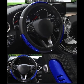 

1PC PU Leather Steering Wheel Cover Soft Universal Anti-Slip Waterproof Auto Interior Decoration Auto Product Car Accessories