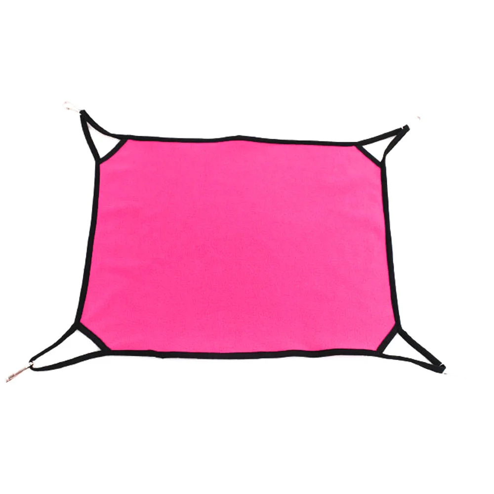 Cat Hammock 4 Colors Bed Hobbies Pet Blanket Animal Cloth Cute Furniture Warm Cover Cot Bed - Цвет: rose red