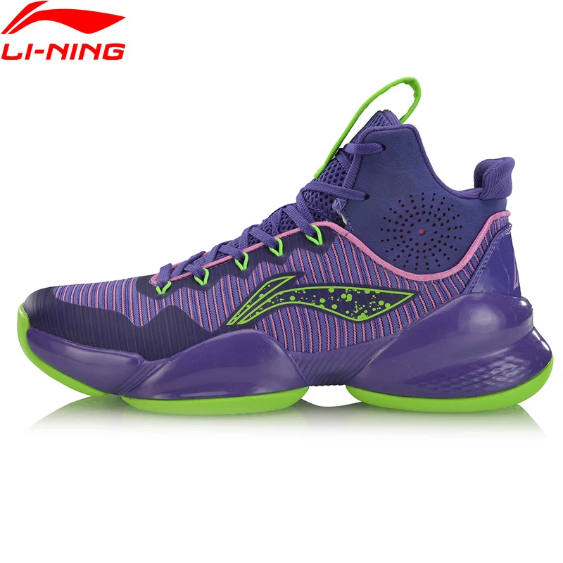 Baratos Zapatos Deportivos li ning POWER V para hombre, zapatos de baloncesto profesionales, con forro de nube, cómodos zapatos deportivos, zapatillas ABAP025 XYL235