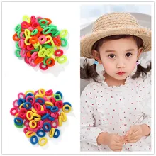 100 шт./лот девушка бесшовная веревка для волос повязка на волосы для девушек Милая эластичная резинка для волос держатель резинка аксессуары для волос Головные уборы Новинка