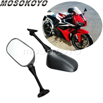 

1 Pair Sport Motorcycles Rear View Mirror Carbon Side Mirrors For Honda CBR600RR 2003-2014 CBR1000RR 2004-2008 CBR 600/1000 RR