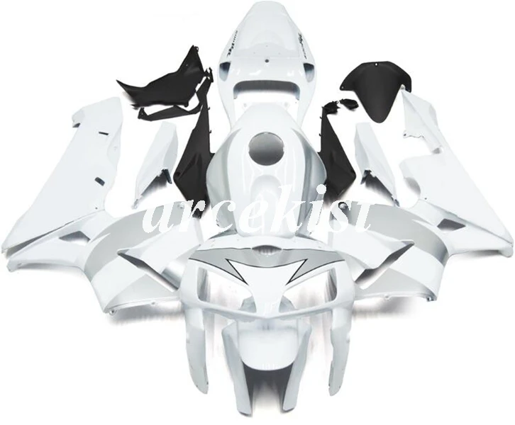 4 подарки ABS мотоцикл обтекатель комплект подходит для CBR600RR F5 2005 2006 05 06 cbr600 600RR Кузов Набор номер 52 - Цвет: white silver