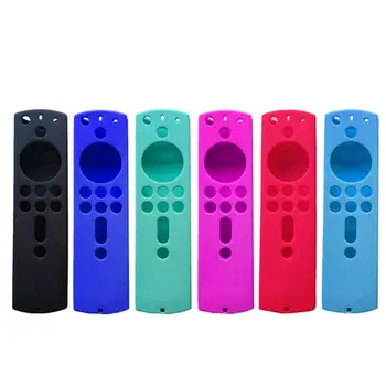 

6 Colors Anti-slip Silicone Protective Shell Cover Remote Case Protector for Amazon Fire TV Stick 4K Remote Controller