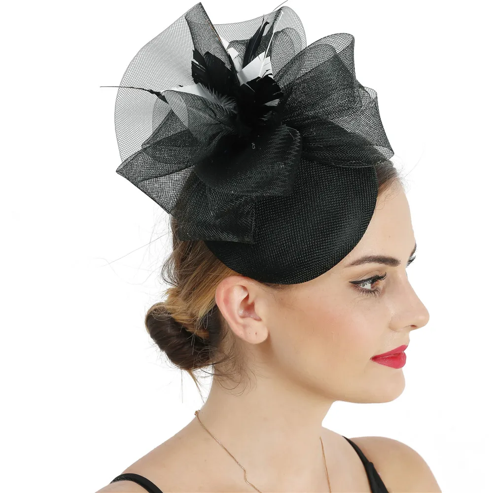Fascinator Hat Cocktail Tea Party Headband Fashion Women Hair Clip Accessories 