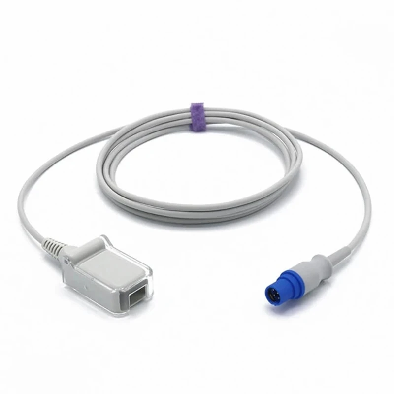 Compatível para siemens draeger 7 pinos spo2 sensor extensão adaptador ...
