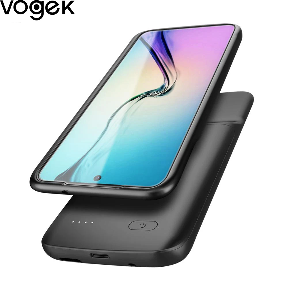 Новинка! Чехол для Samsung S20 + ultra зарядное устройство мягкий чехол из ТПУ 6000 мАч