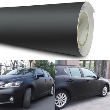 

12x60" Matte Black Vinyl Film Wrap Car DIY Sticker Vehicle Decal 3D