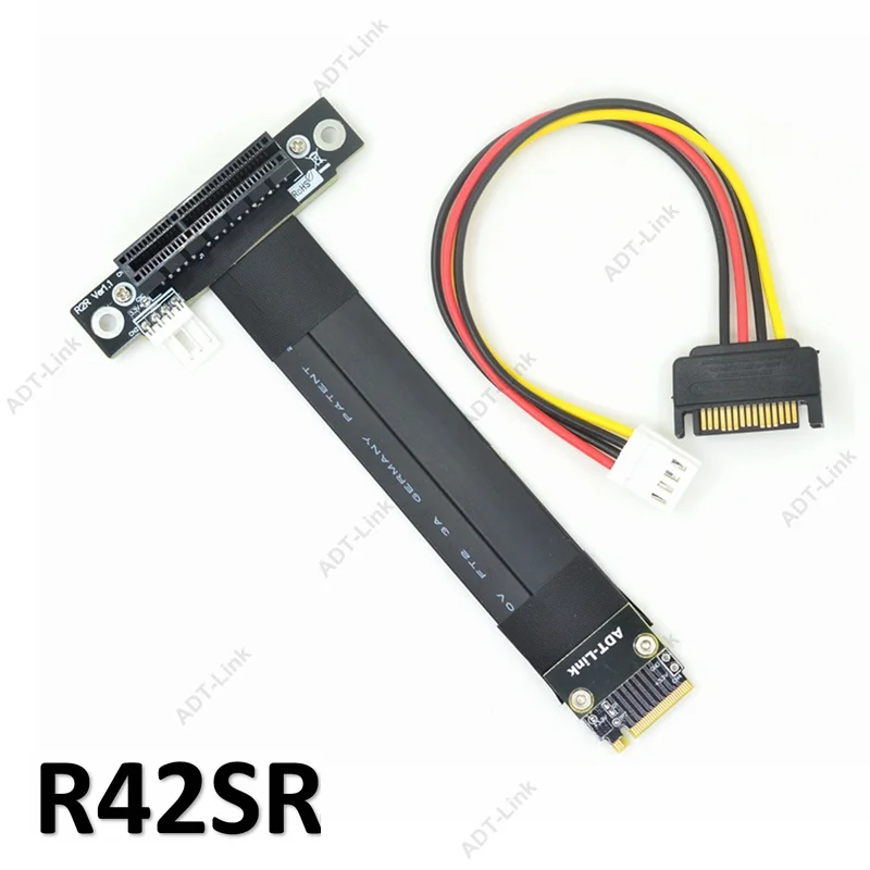 Удлинительный кабель R42SF/R42SL/R42SR PCIe x4 3 0 PCI Express 4x на M.2 NVMe Key 2280 карта расширения Gen3.0