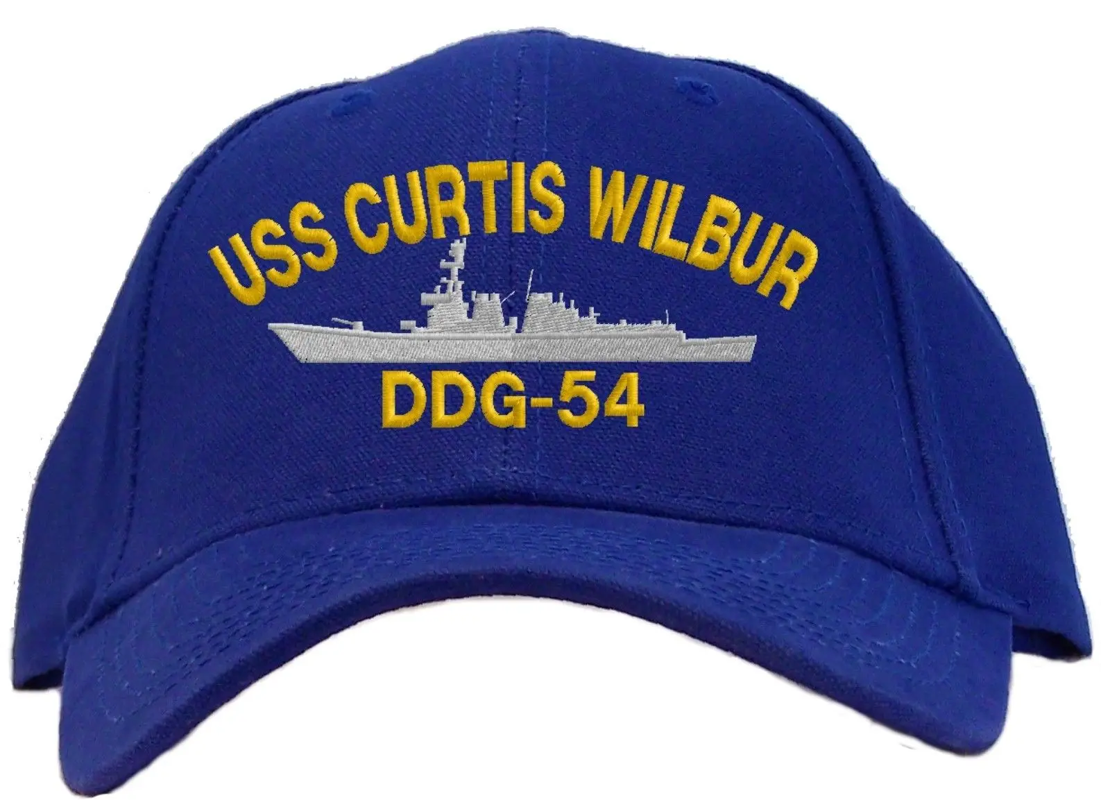 Бейсбольная кепка с вышитым принтом USS Curtis Wilbur DDG-54, 7 цветов