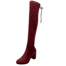 Пикантные вечерние сапоги; женские Сапоги выше колена с леопардовым принтом; зимние высокие сапоги из флока; модная замшевая кожаная обувь; botas mujer