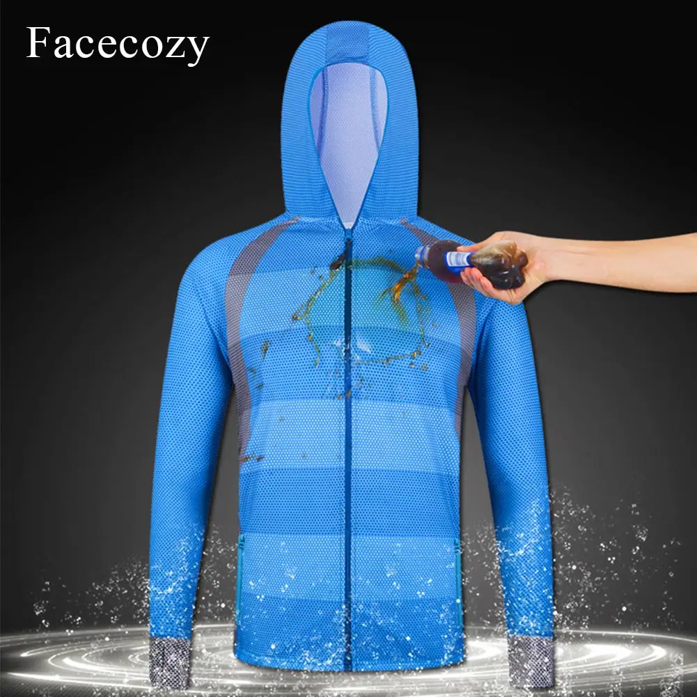 Facecozy 2019 водоотталкивающие рыболовные куртки мужские летние дышащие