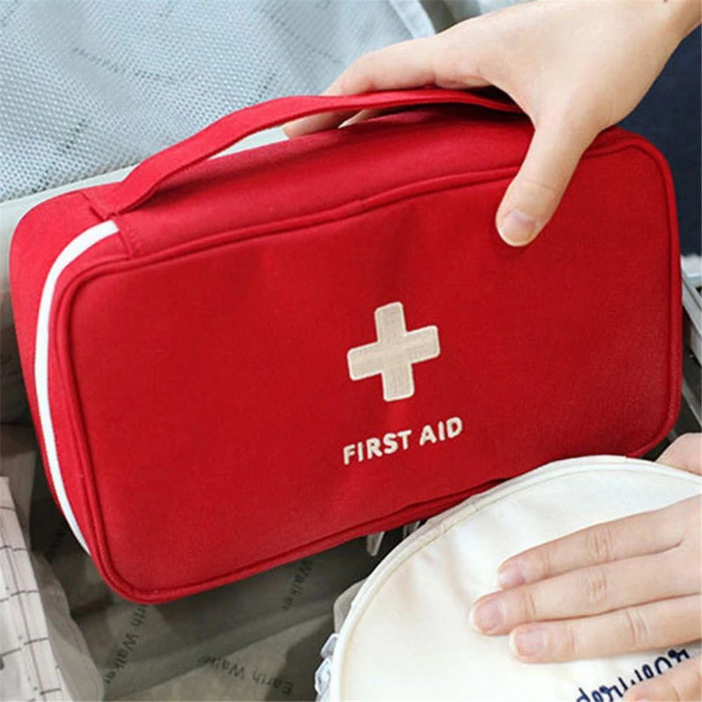 1Pcs Portable Emergency Medische Ehbo kit Bag Locker Camping Auto Van Survival Kit Lege tas|Opruimdozen & Afvalbak| - AliExpress