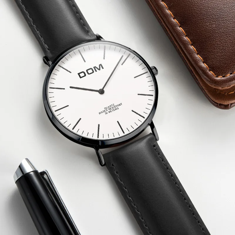 

MEN'S Watch Fashion Simple Trend Waterproof Large Dial Watch Manufacturers Wholesale a Generation of Fat M-36BL-7M