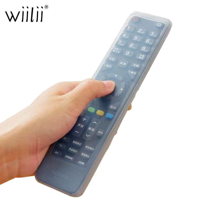 

WIILII Waterproof Universal Silicone TV Remote Control Cover Protective Case For Air Condition TV Set Dust Proof Tools