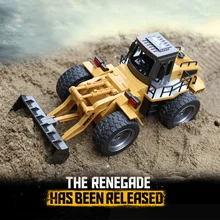 

1:18 RC Excavator 2.4Ghz 6 Channel RC Engineering Car Alloy plastic Excavator Remote Bulldozer Toys Construction Controlled Cars