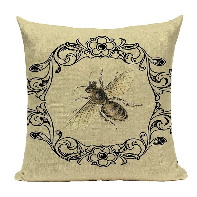 Pattern Cushion Cover Cotton Linen Pillow Cover  Decorative Pillows for Sofa Nordic  Pillow Cover