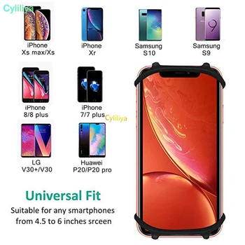 

300pcsAdjustable Bicycle Phone Holder For iPhone Samsung Universal Mobile Cell Phone Bike Handlebar Clip Stand GPS Mount Bracket