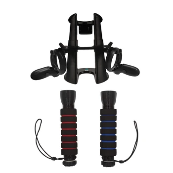 

AMVR OOM Vr Stand,Headset Display Holder and Controller Mount Station with AMVR OOM Dual Handles Gamepad