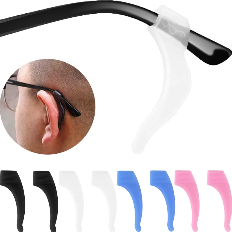 1 Pair Silicone Anti Slip Ear Hook Eyeglass Fashion Eyewear Accessories