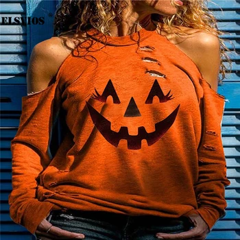 

Fashion Cool Girl Spring Autumn O Neck Hollow Funny Print T-shirts Elegant Loose Long Sleeves Irregular Tops Basic Pullover Tops