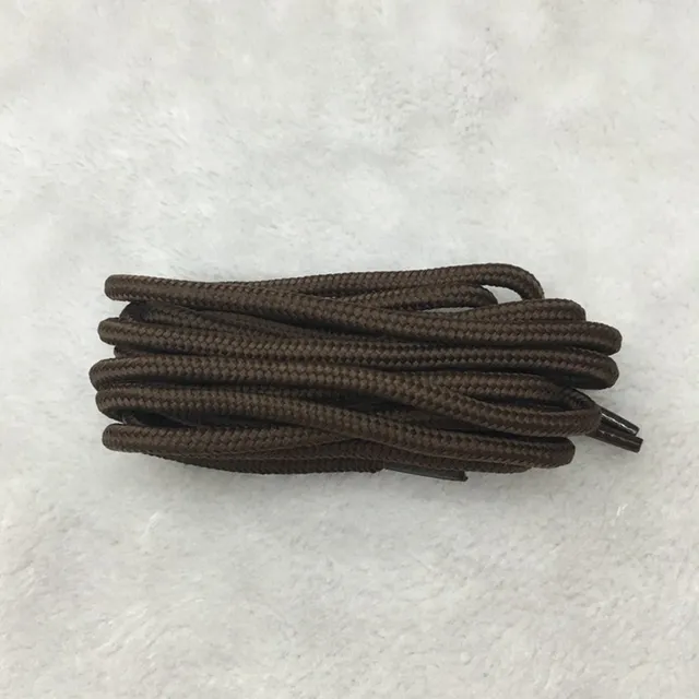 1 Pair Classic Solid Round Shoelaces Durable Polyester Shoe laces Boot Laces Sneaker Shoelace 21 Colors 70cm 90cm 120cm 150cm Brown