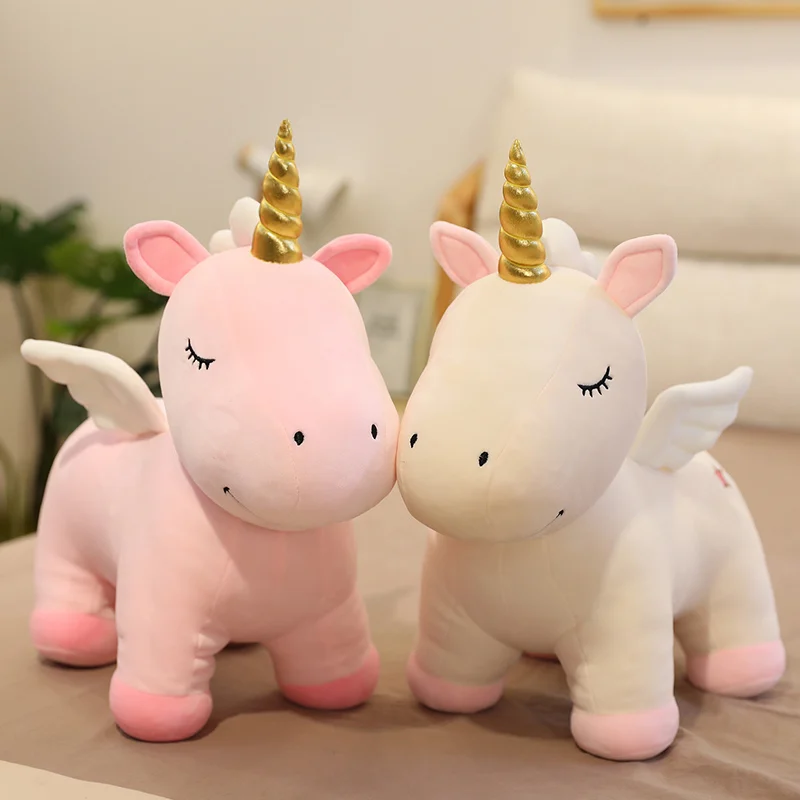 Golden Horn Unicorn Plush Toy