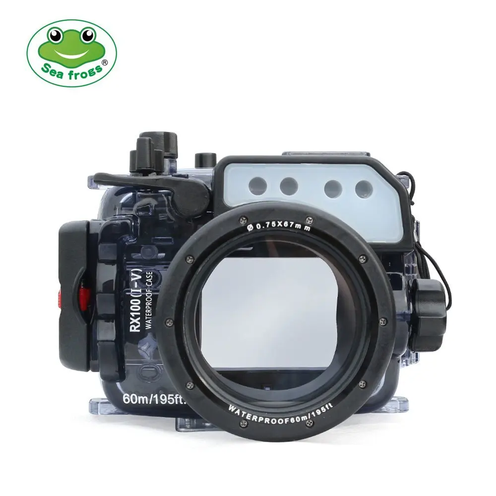 Seafrogs 60m/195ft Underwater Camera Housing for Sony DSC-RX100(I-V) M2 M3 M4 M5