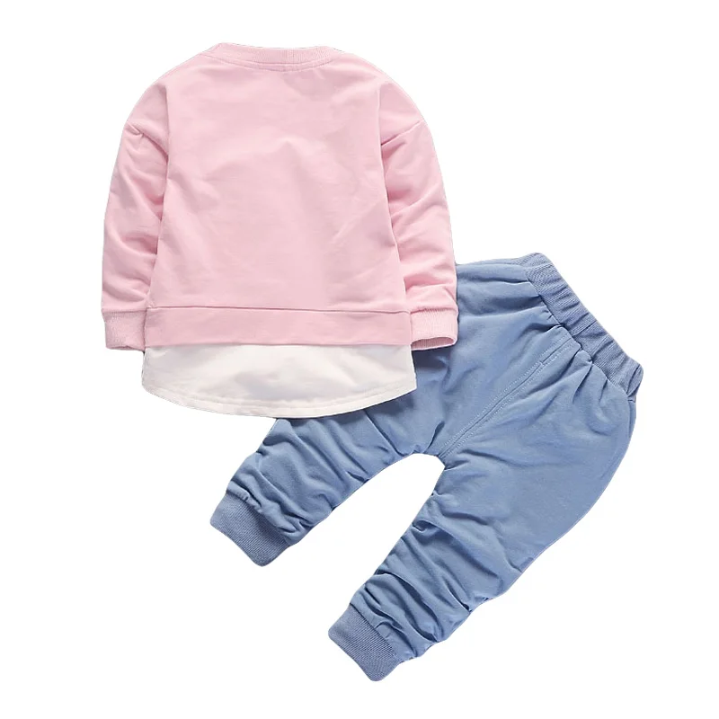 Комплект одежды для маленьких мальчиков, коллекция года, осенне-весенняя одежда для мальчиков комплект из 2 предметов: футболка+ штаны детская одежда спортивный костюм для мальчиков детская одежда