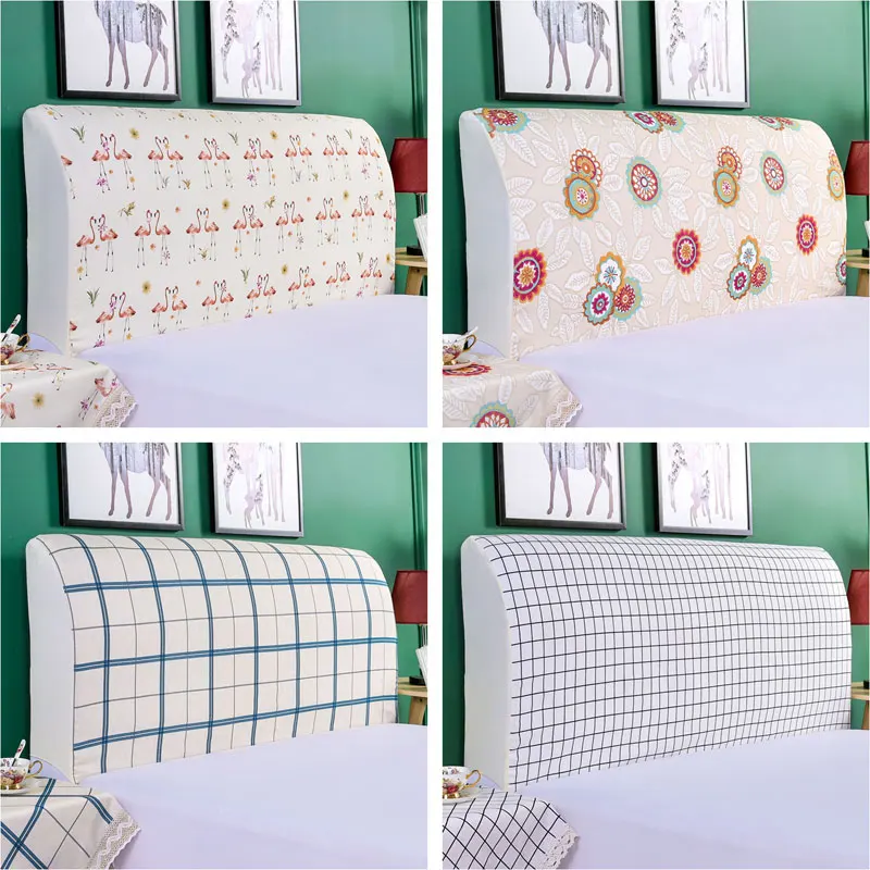 Modern Headboard Cover Dustproof Head Cover High Elastic Bed Dust Protective Cover Soft All inclusive Head